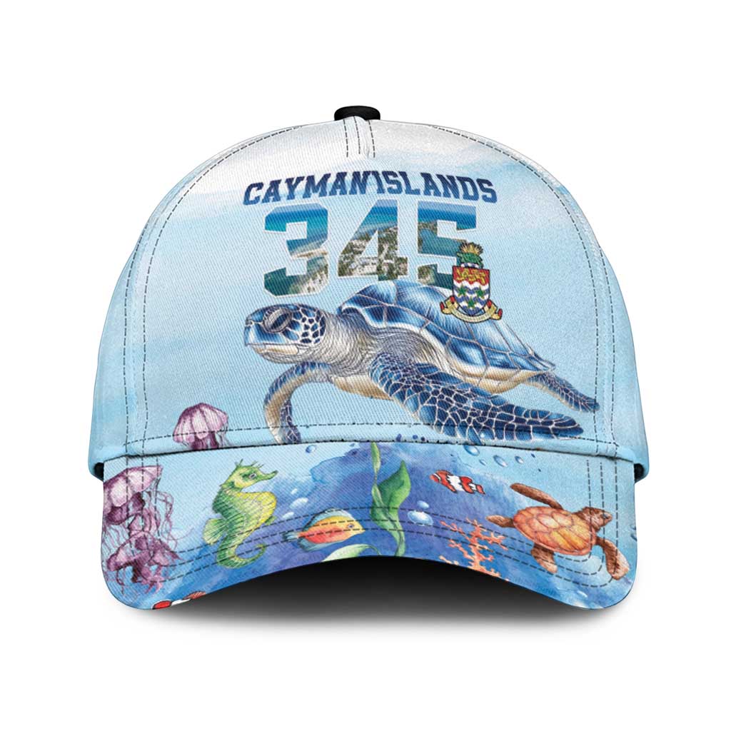 Cayman Islands 345 Classic Cap Watercolor Turtle LT18