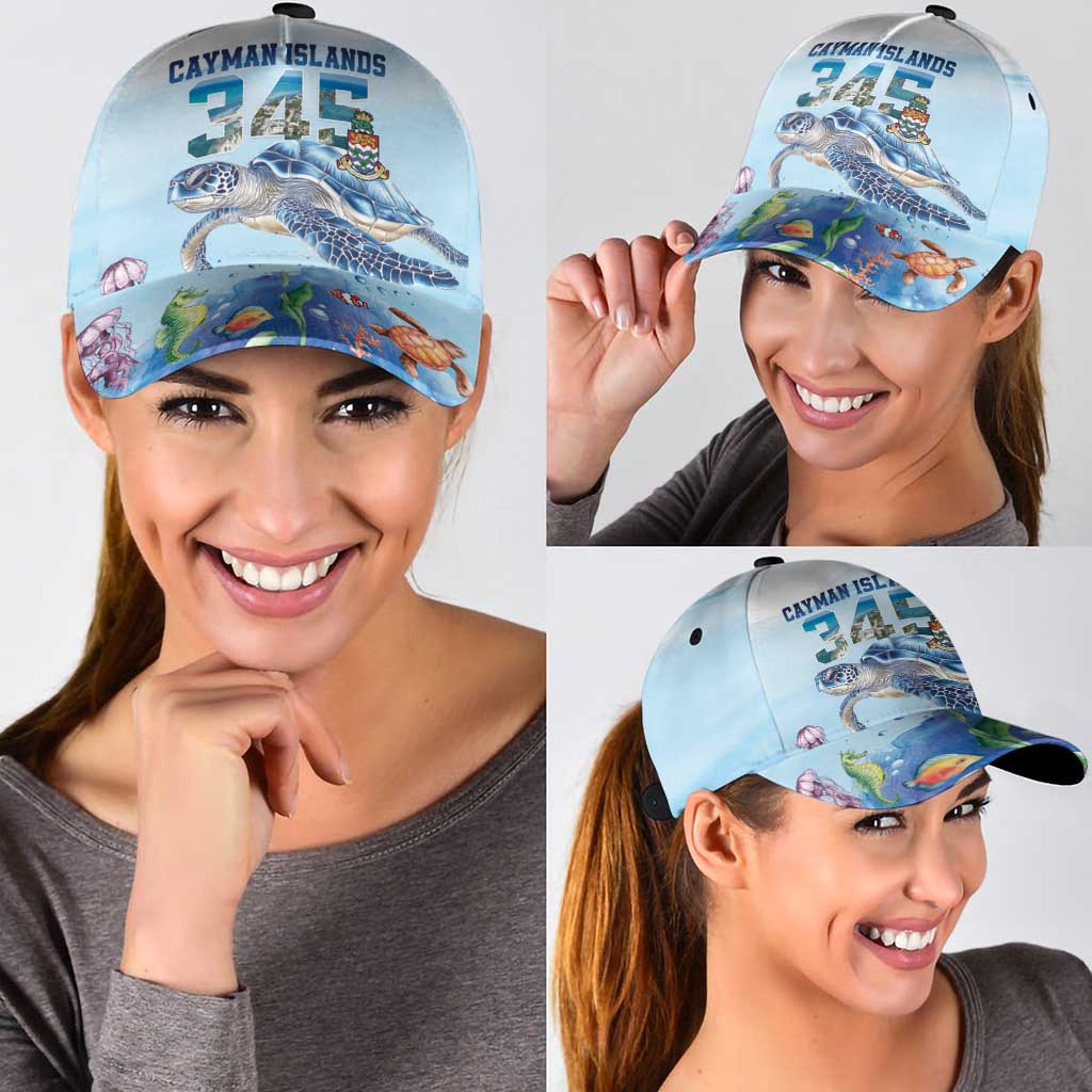 Cayman Islands 345 Classic Cap Watercolor Turtle LT18