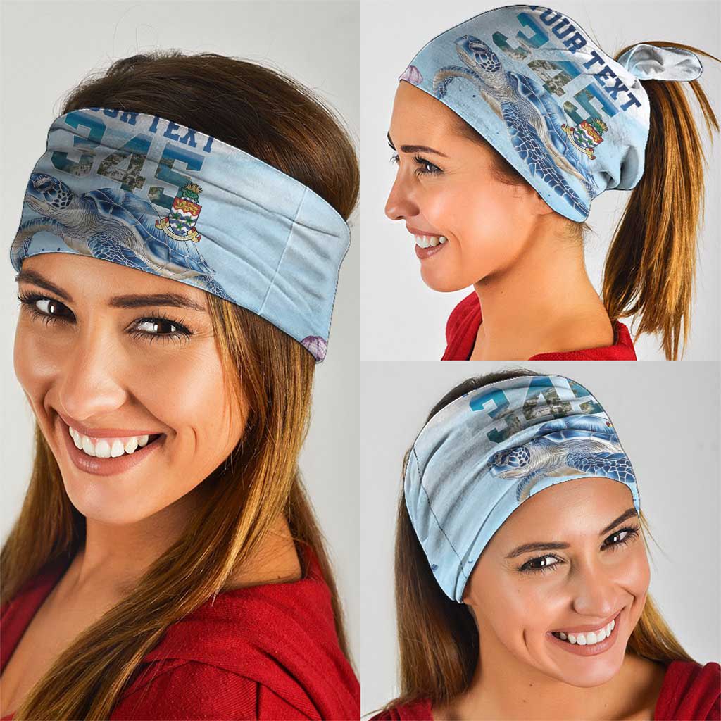 Personalized Cayman Islands 345 Neck Gaiter Watercolor Turtle LT18