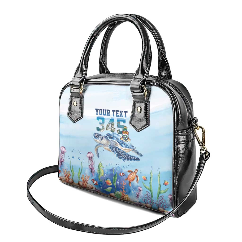 Personalized Cayman Islands 345 Shoulder Handbag Watercolor Turtle LT18