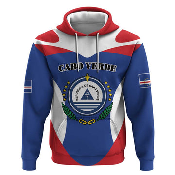Personalized Cape Verde Coat Of Arms Hoodie Sport Style LT18