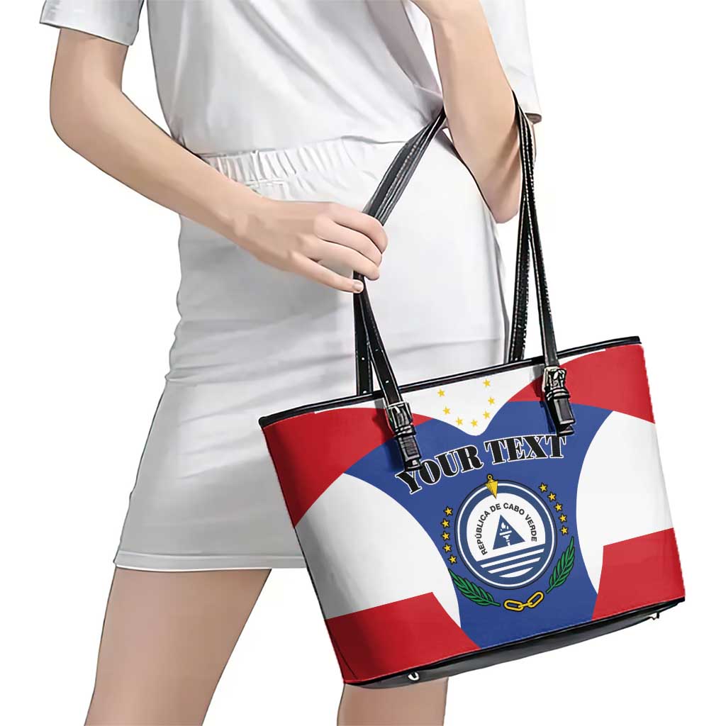 Personalized Cape Verde Coat Of Arms Leather Tote Bag Sport Style LT18