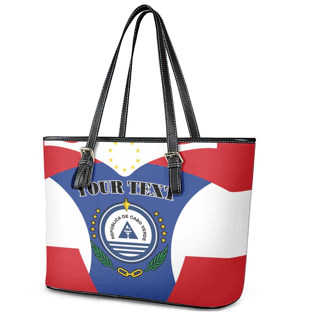 Personalized Cape Verde Coat Of Arms Leather Tote Bag Sport Style LT18