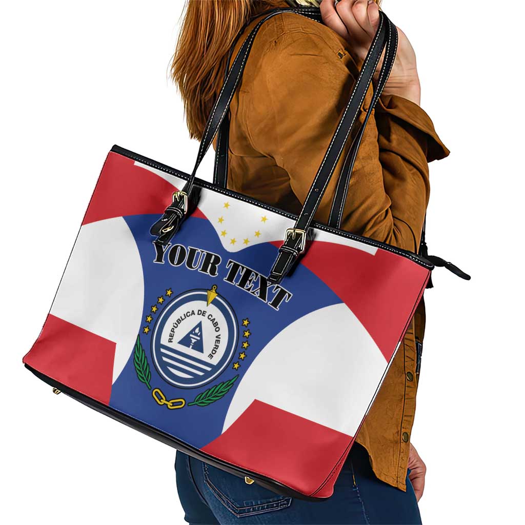 Personalized Cape Verde Coat Of Arms Leather Tote Bag Sport Style LT18
