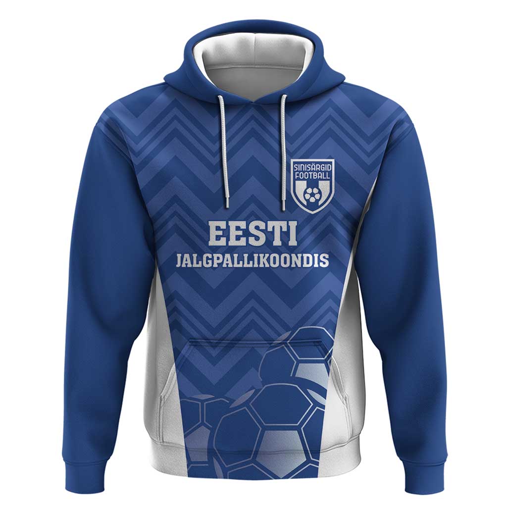 Custom Estonia Football Hoodie Eesti Jalgpallikoondis LT18