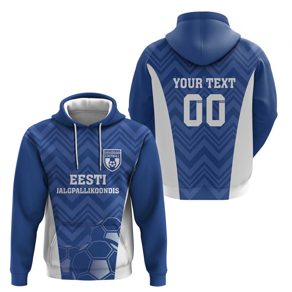 Custom Estonia Football Hoodie Eesti Jalgpallikoondis LT18
