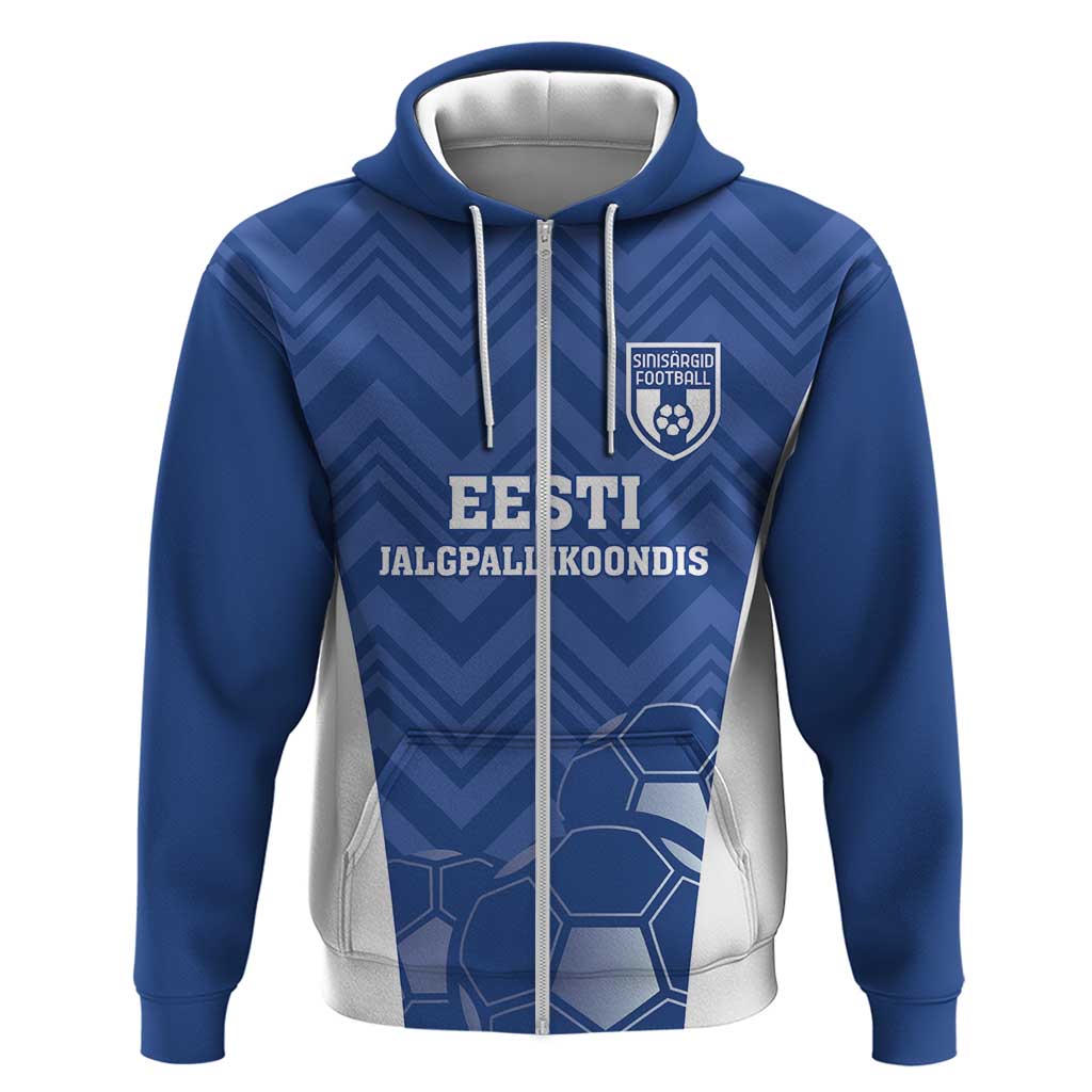 Custom Estonia Football Hoodie Eesti Jalgpallikoondis LT18