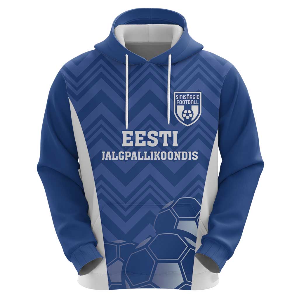 Custom Estonia Football Hoodie Eesti Jalgpallikoondis LT18