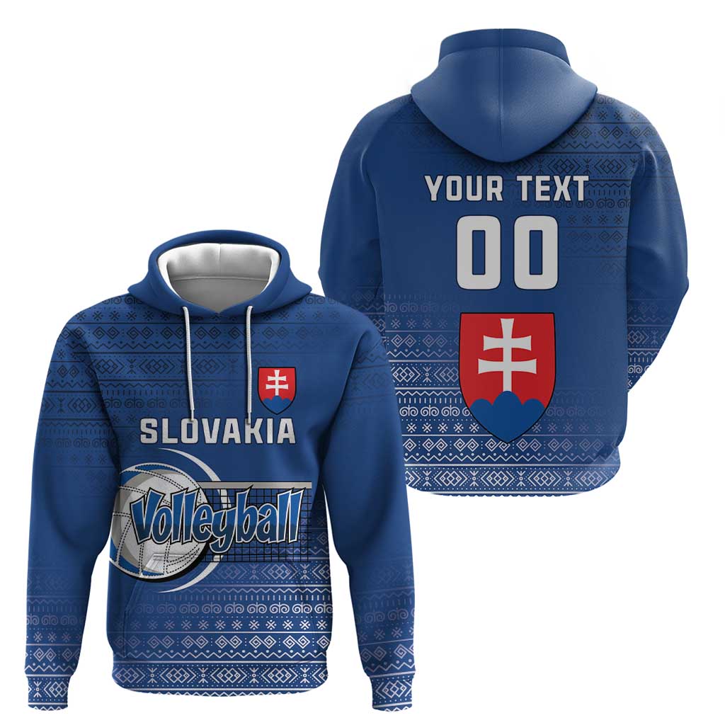 Custom Slovakia Volleyball Hoodie Come On Repre LT18