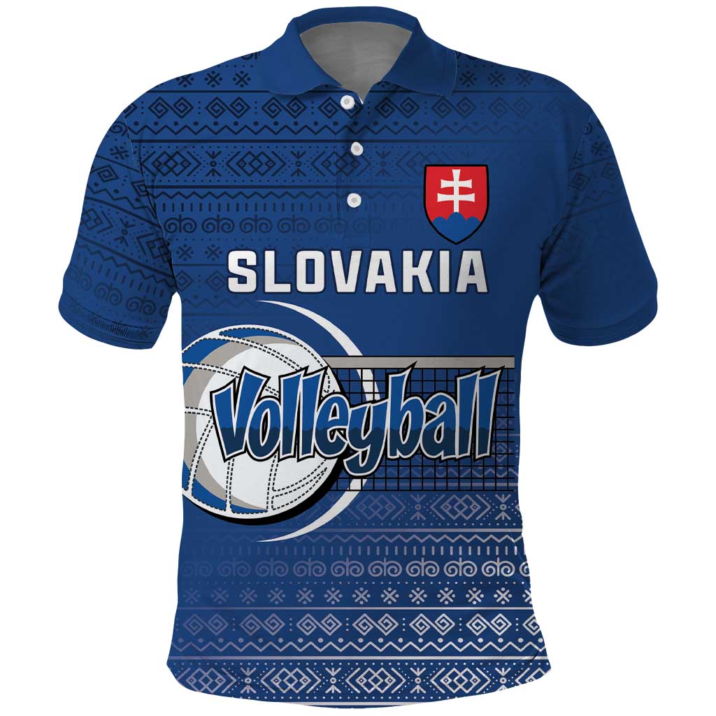 Custom Slovakia Volleyball Polo Shirt Come On Repre LT18