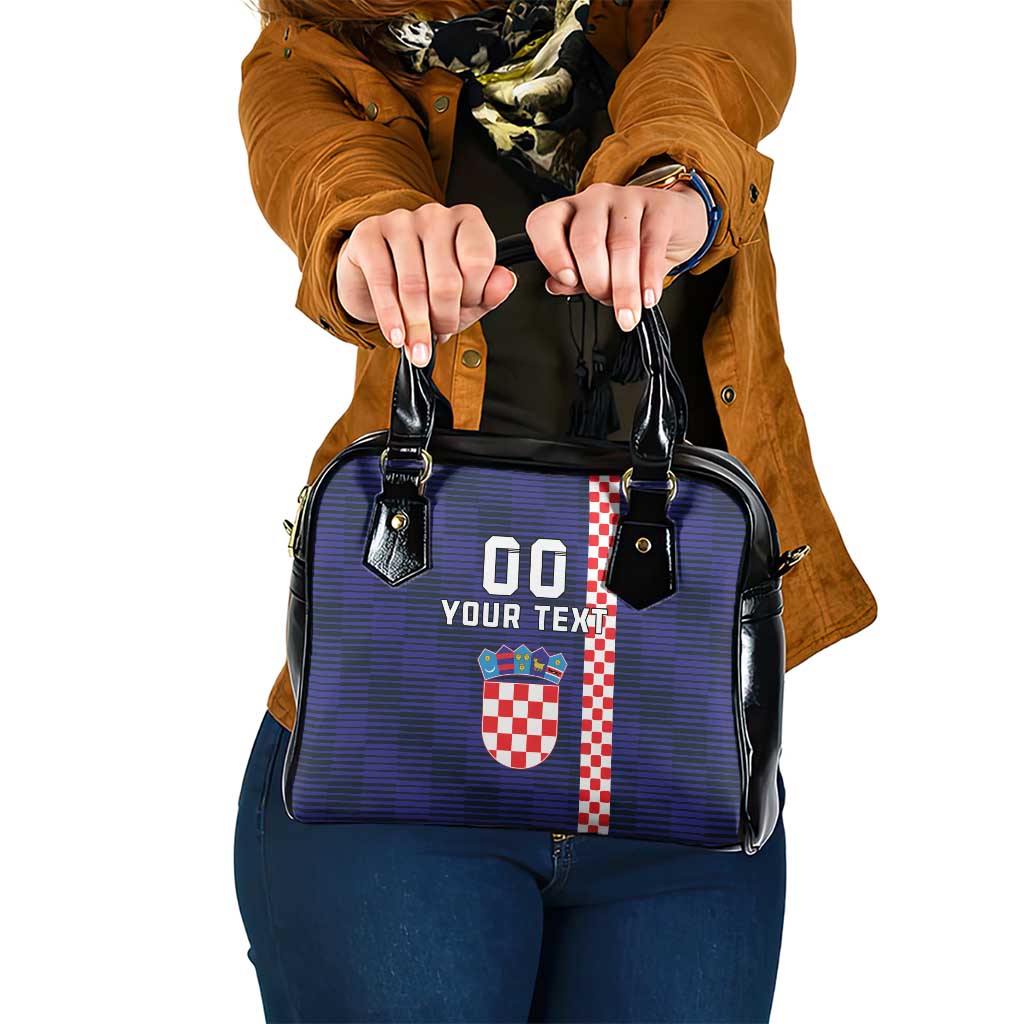 Custom Croatia Volleyball Shoulder Handbag Go Champions Sahovnica LT18