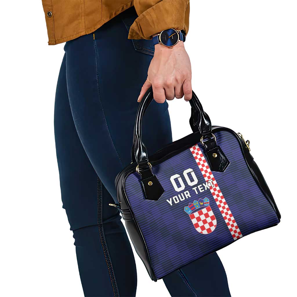 Custom Croatia Volleyball Shoulder Handbag Go Champions Sahovnica LT18