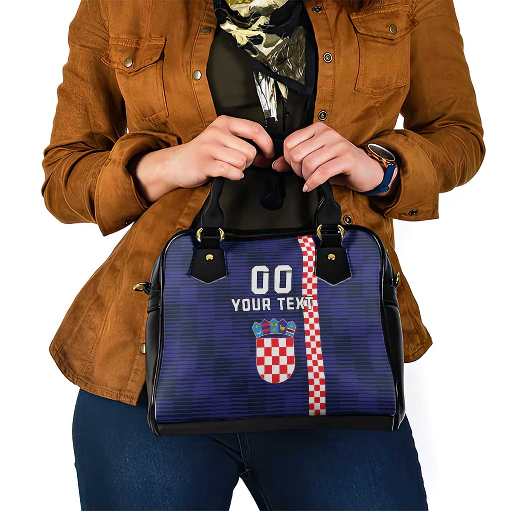 Custom Croatia Volleyball Shoulder Handbag Go Champions Sahovnica LT18