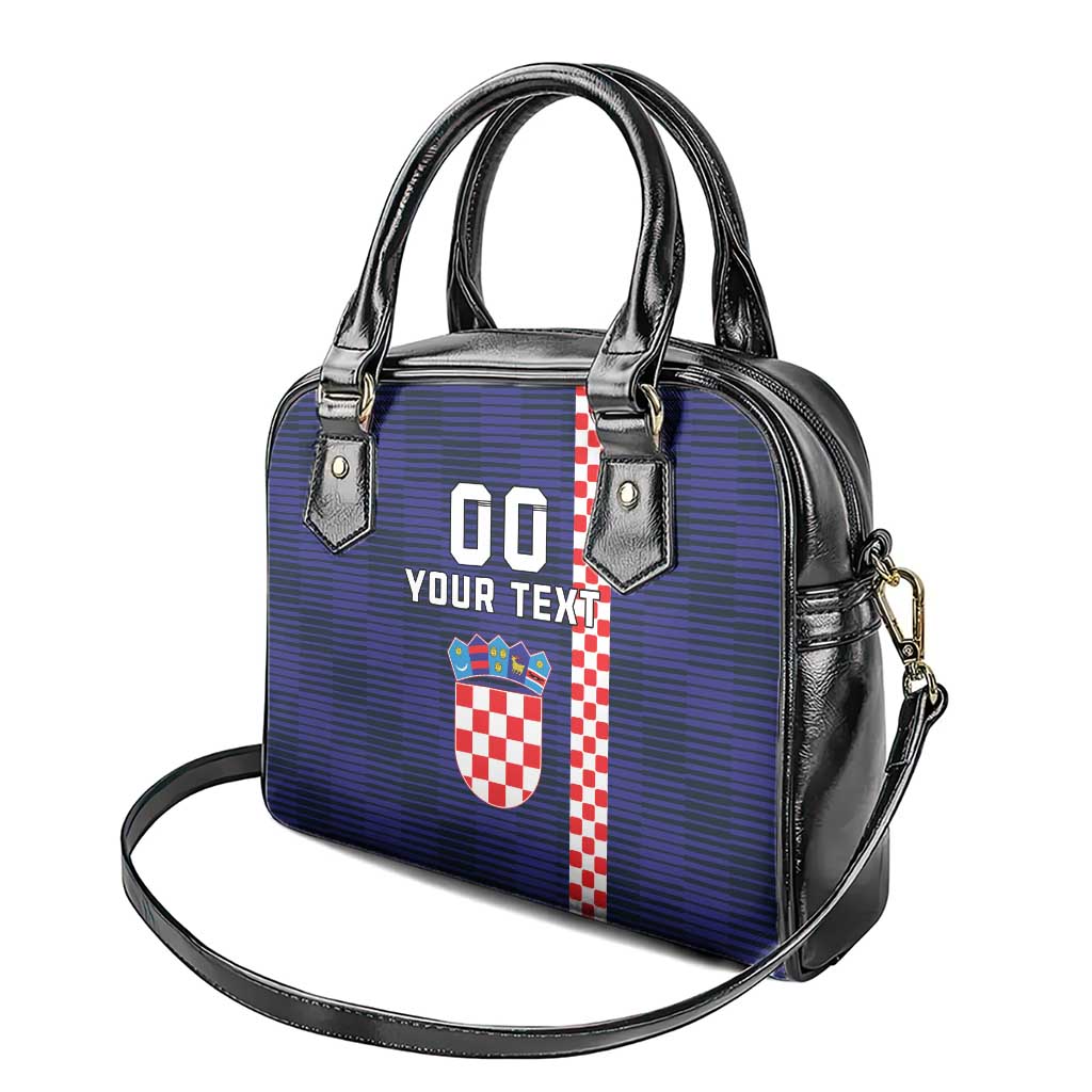 Custom Croatia Volleyball Shoulder Handbag Go Champions Sahovnica LT18