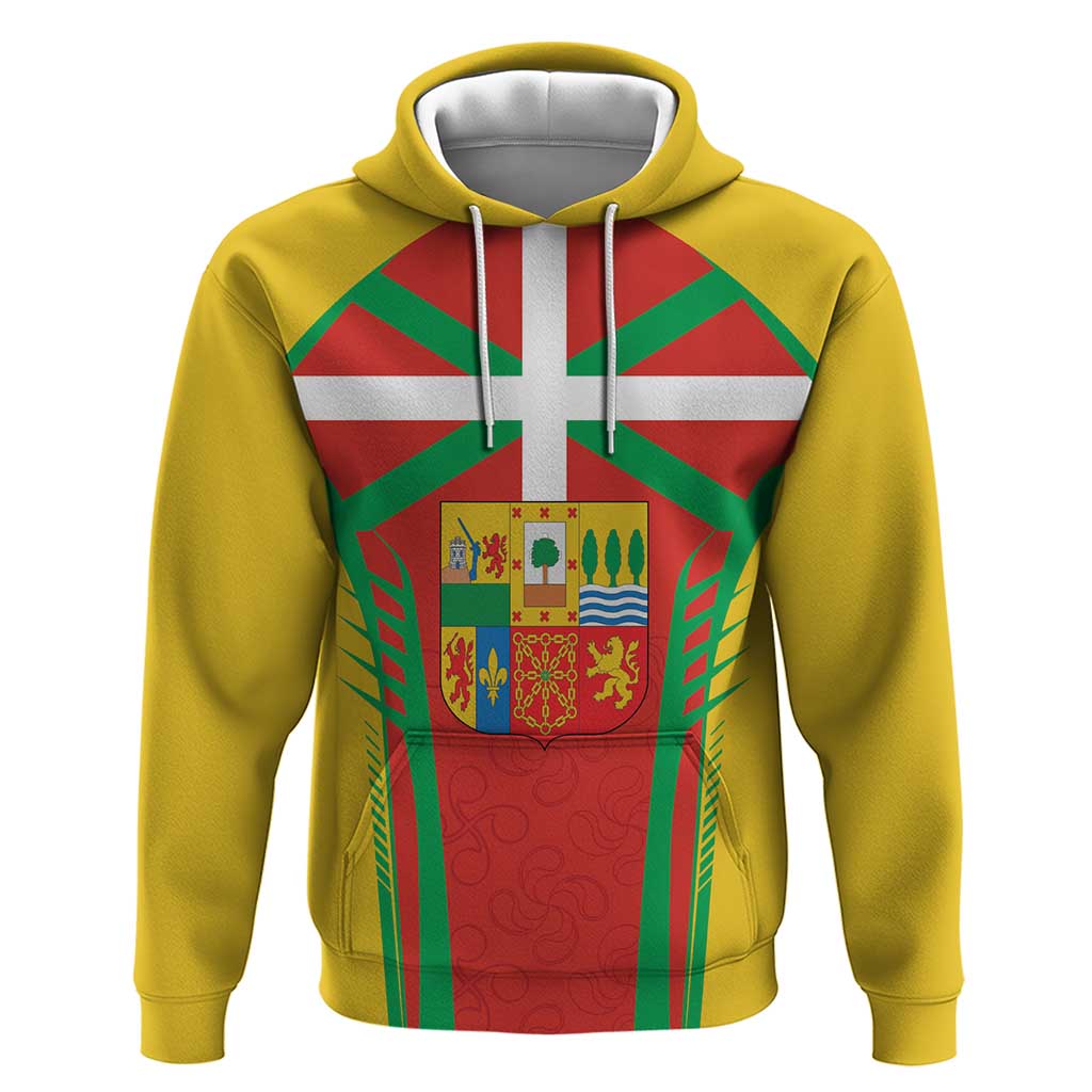 Basque Country Hoodie Zazpiak Bat Flag Style LT18