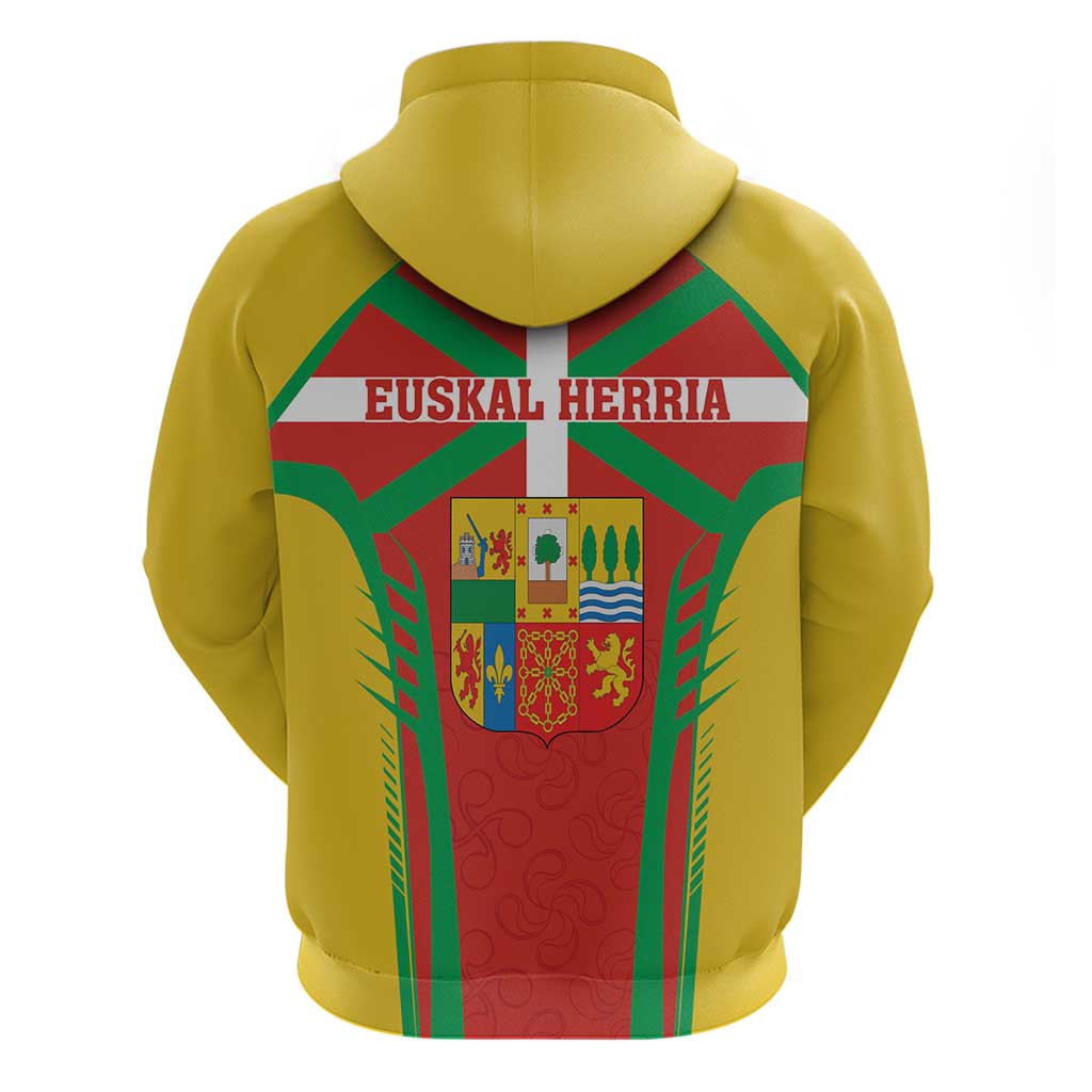 Basque Country Hoodie Zazpiak Bat Flag Style LT18