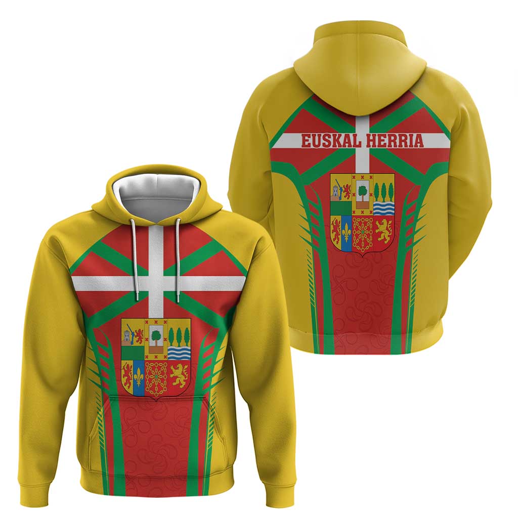 Basque Country Hoodie Zazpiak Bat Flag Style LT18