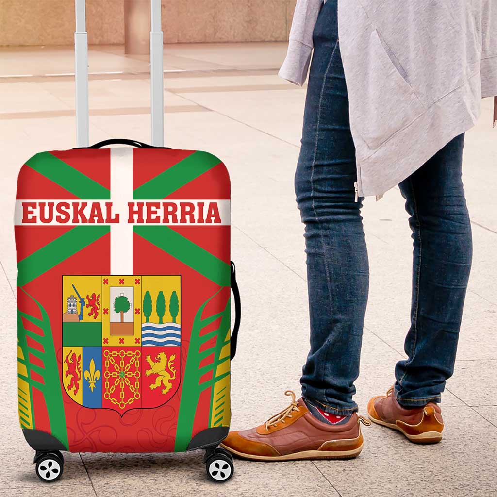 Basque Country Luggage Cover Zazpiak Bat Flag Style LT18