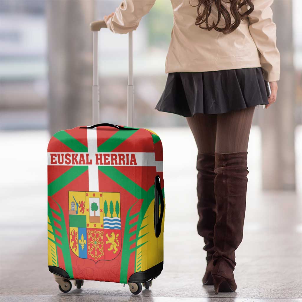 Basque Country Luggage Cover Zazpiak Bat Flag Style LT18