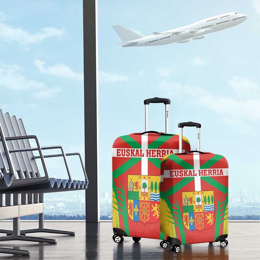 Basque Country Luggage Cover Zazpiak Bat Flag Style LT18