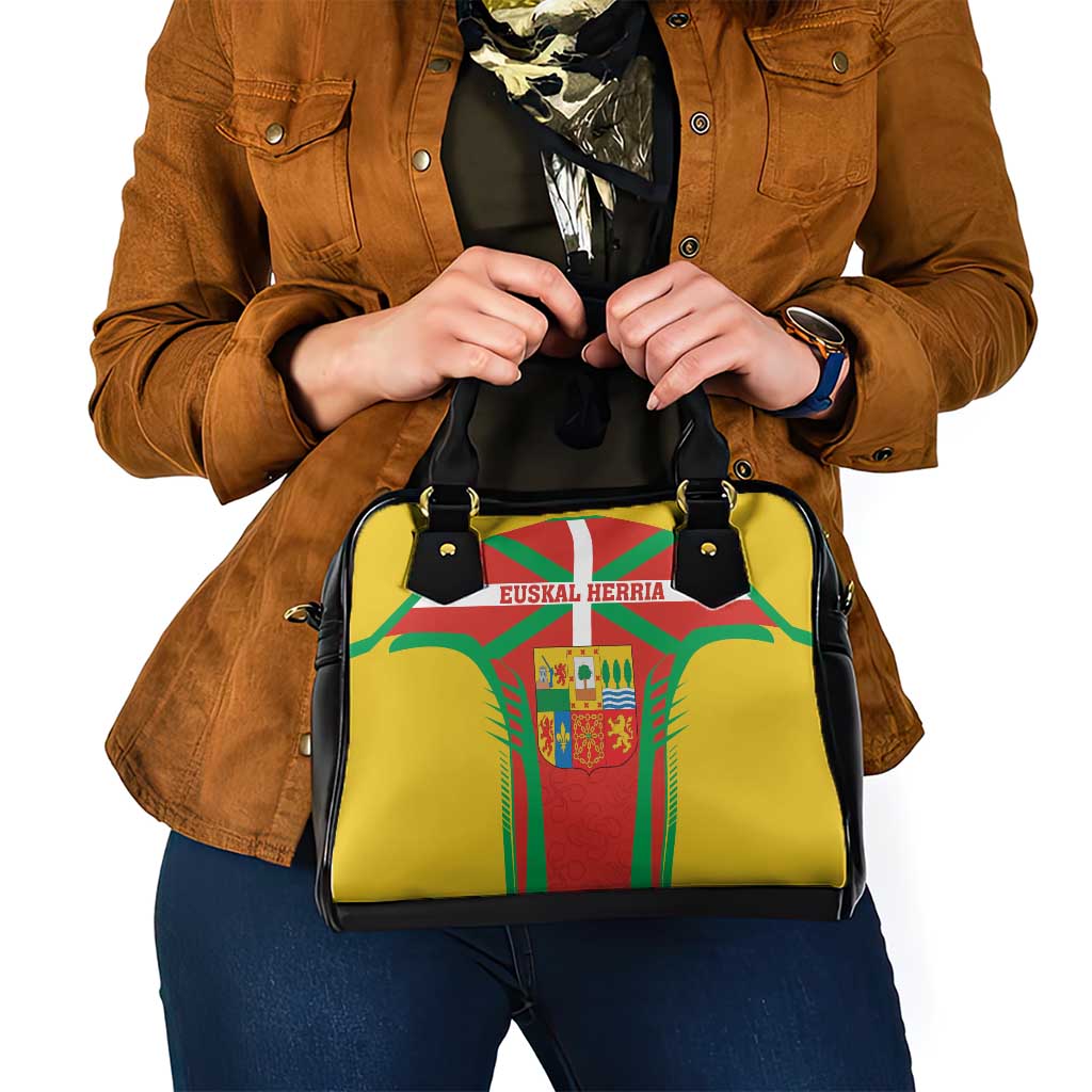 Basque Country Shoulder Handbag Zazpiak Bat Flag Style LT18