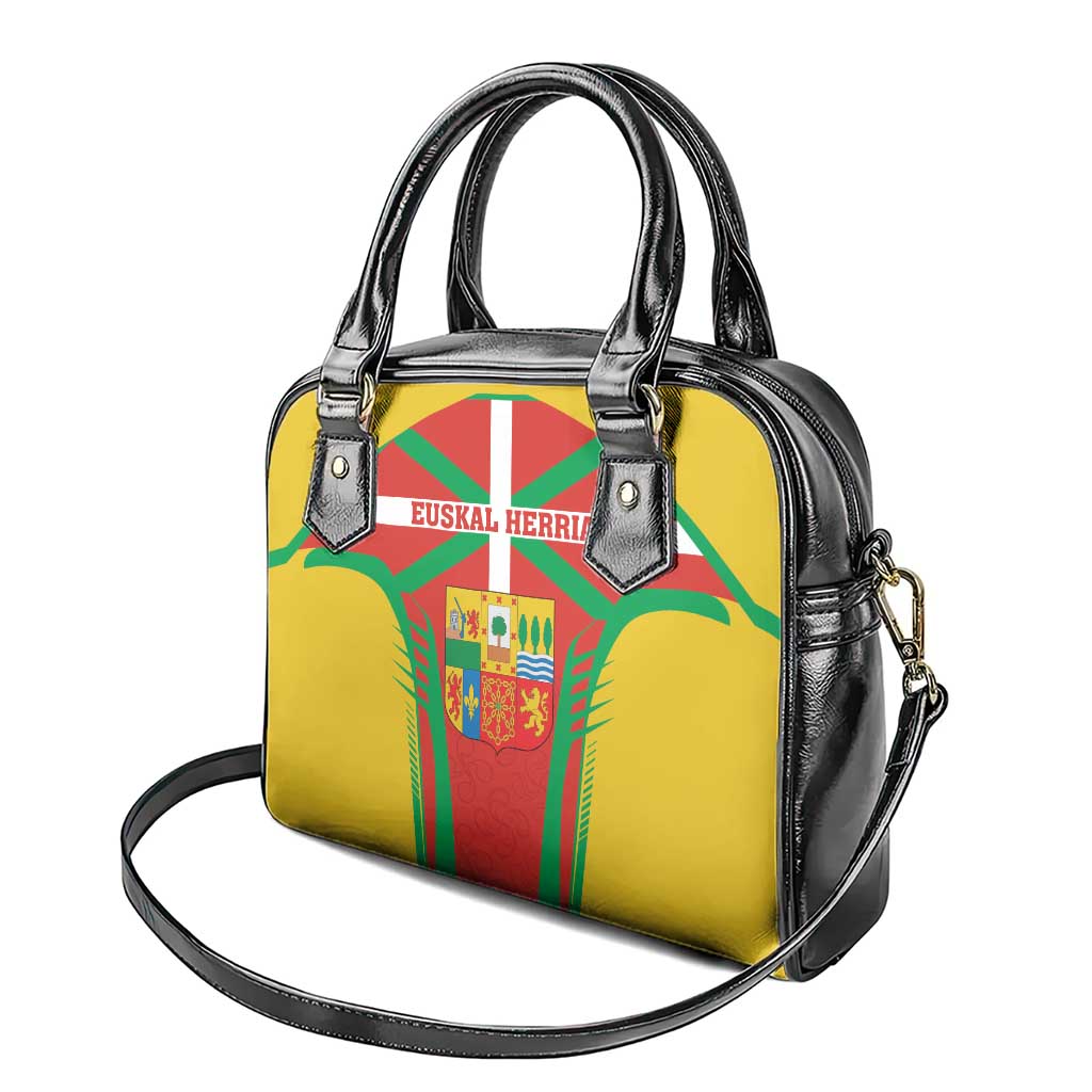 Basque Country Shoulder Handbag Zazpiak Bat Flag Style LT18