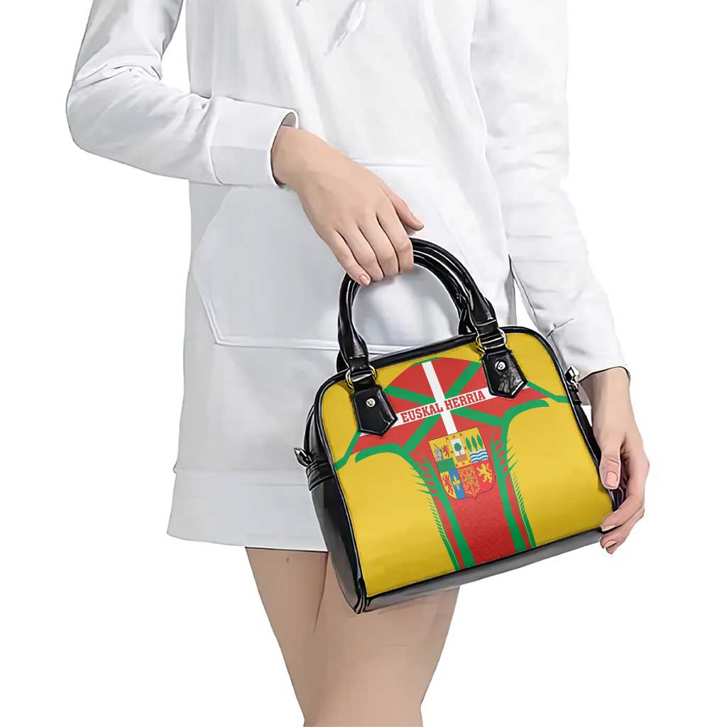 Basque Country Shoulder Handbag Zazpiak Bat Flag Style LT18