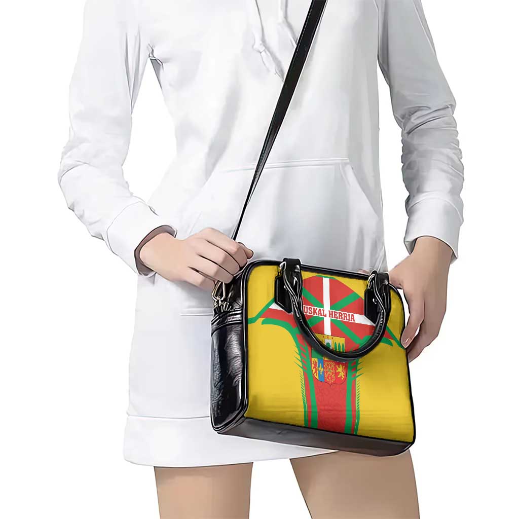 Basque Country Shoulder Handbag Zazpiak Bat Flag Style LT18