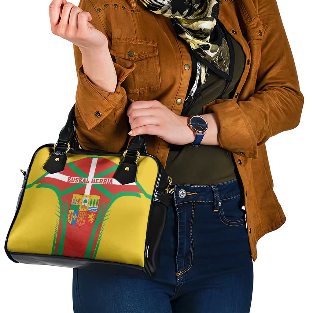 Basque Country Shoulder Handbag Zazpiak Bat Flag Style LT18