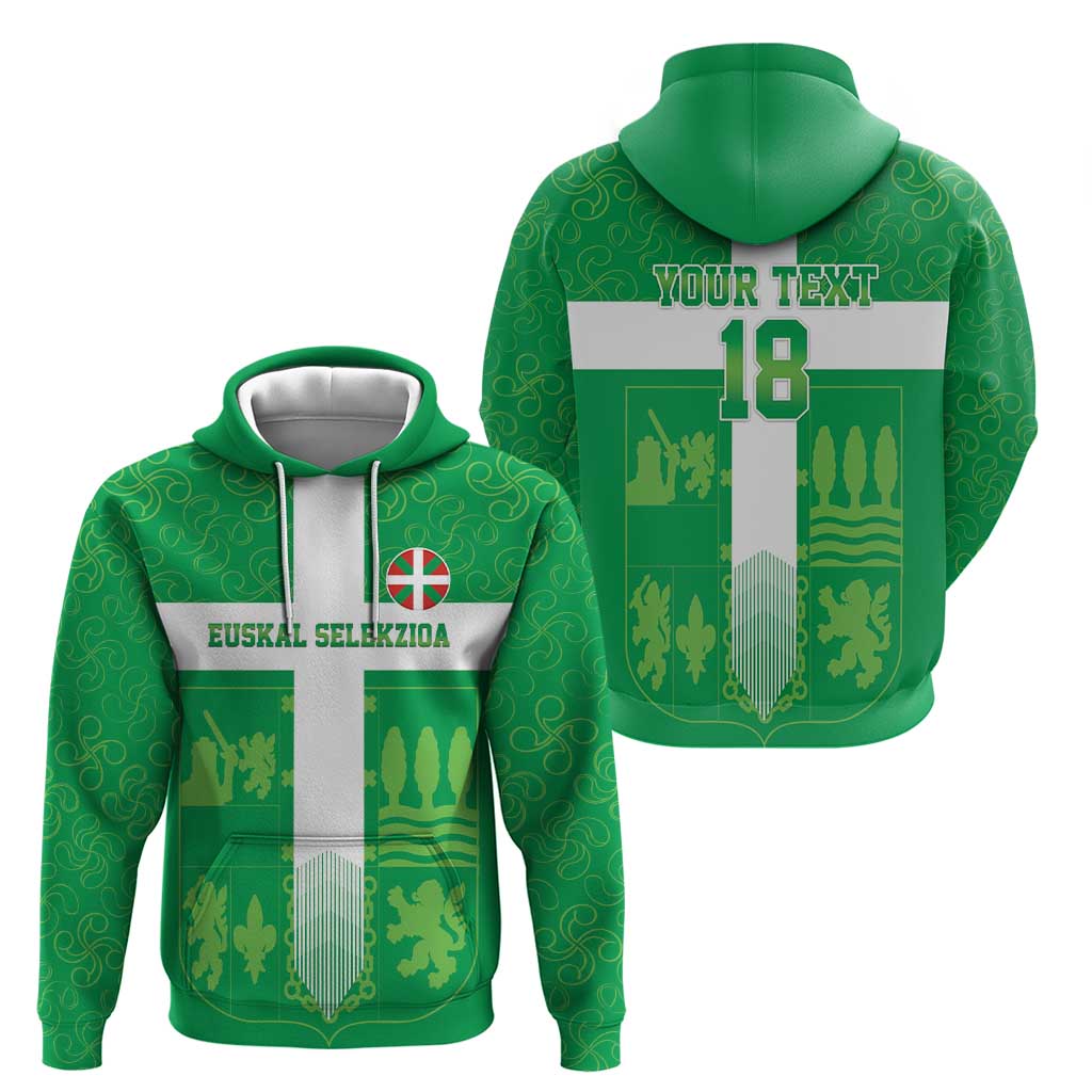 Custom Basque Euskadi Football Hoodie Euskal Selekzioa Go Champion LT18