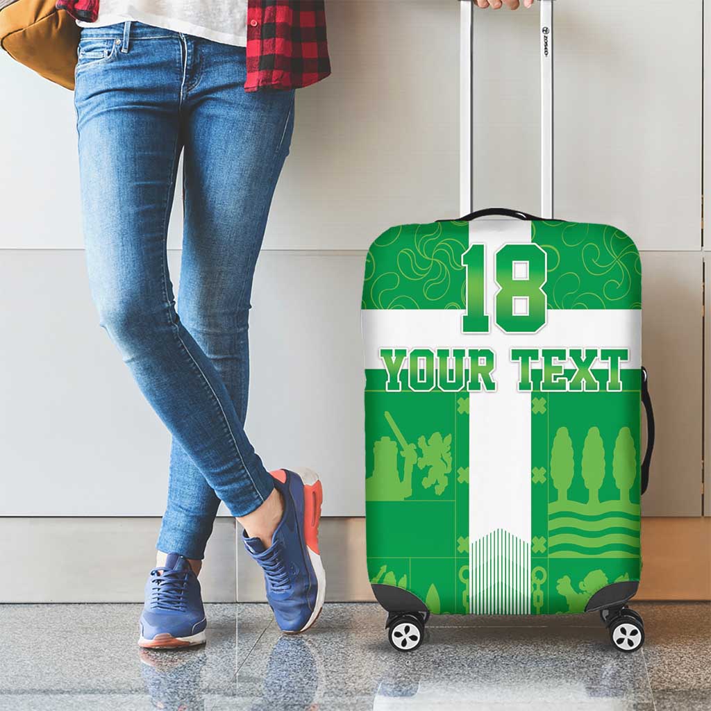 Custom Basque Euskadi Football Luggage Cover Euskal Selekzioa Go Champion LT18