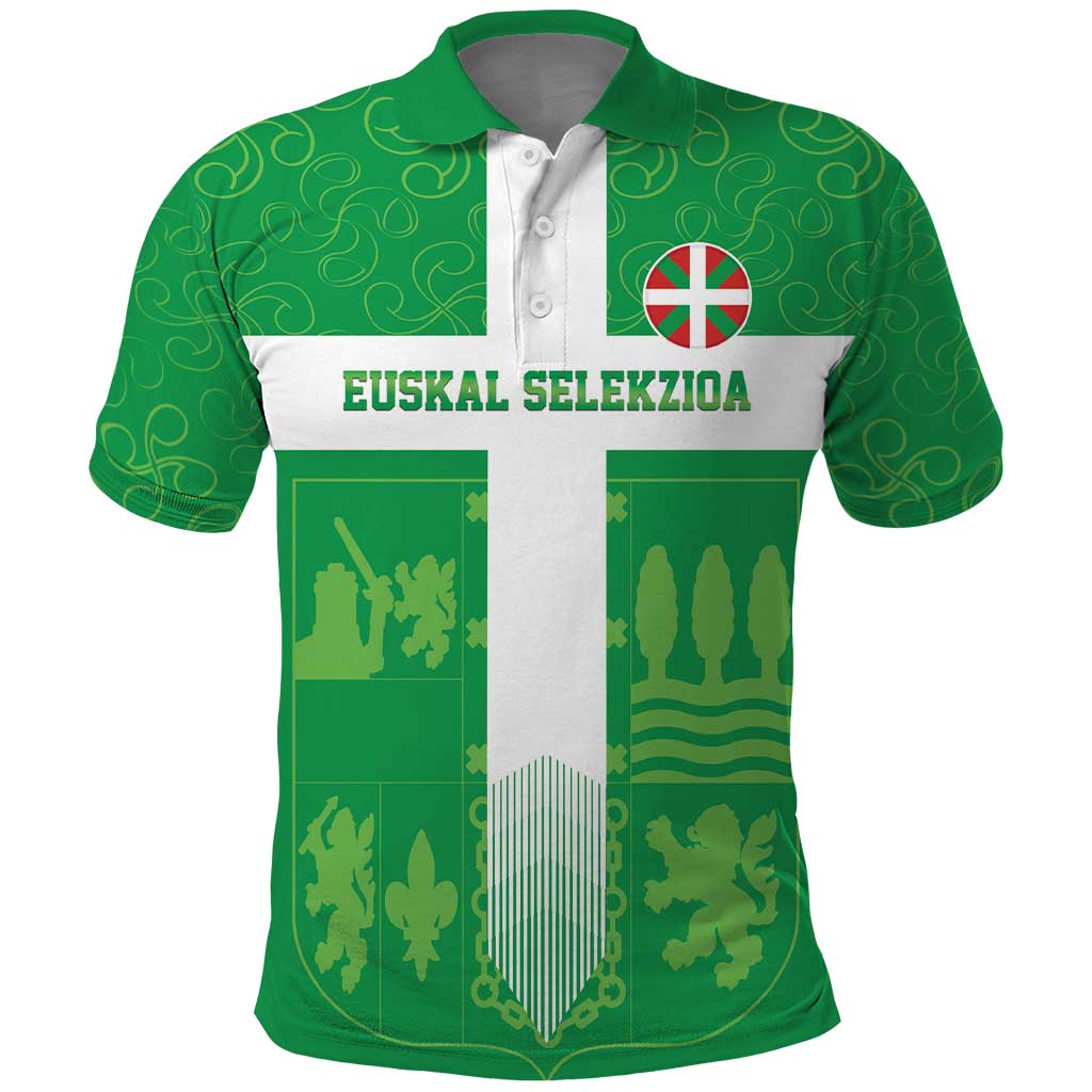 Custom Basque Euskadi Football Polo Shirt Euskal Selekzioa Go Champion LT18
