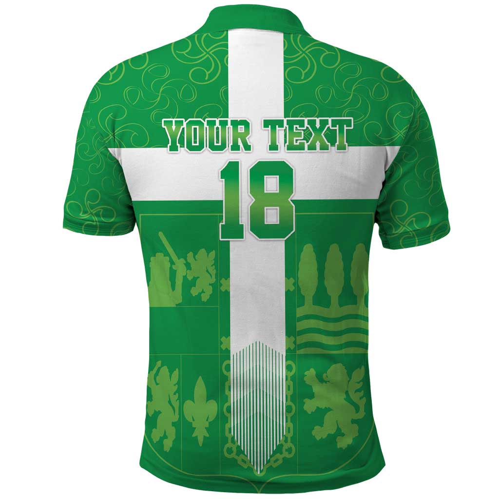 Custom Basque Euskadi Football Polo Shirt Euskal Selekzioa Go Champion LT18