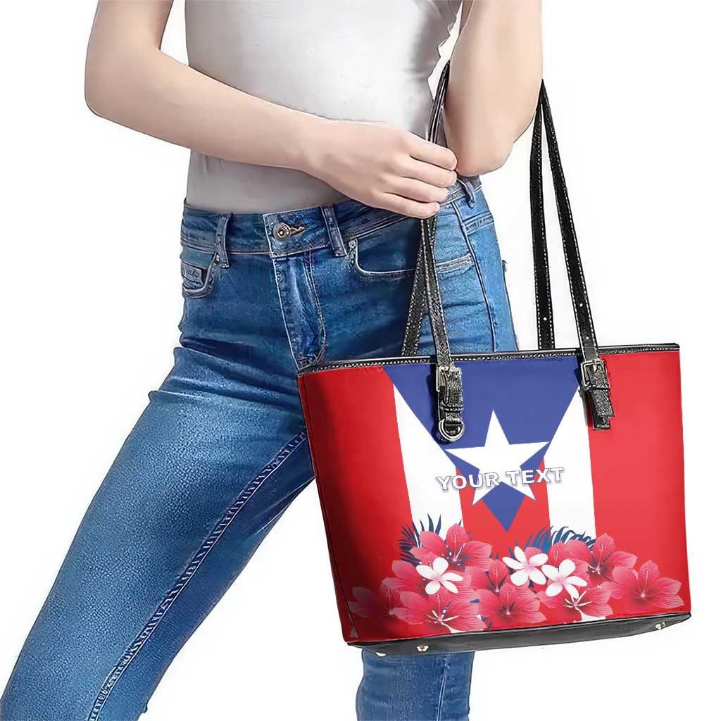 Personalized Puerto Rico Coat Of Arms Leather Tote Bag LT18