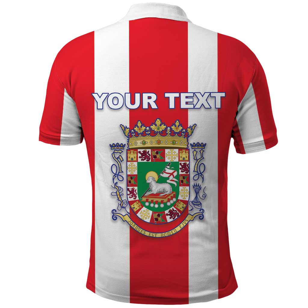 Personalized Puerto Rico Coat Of Arms Polo Shirt LT18