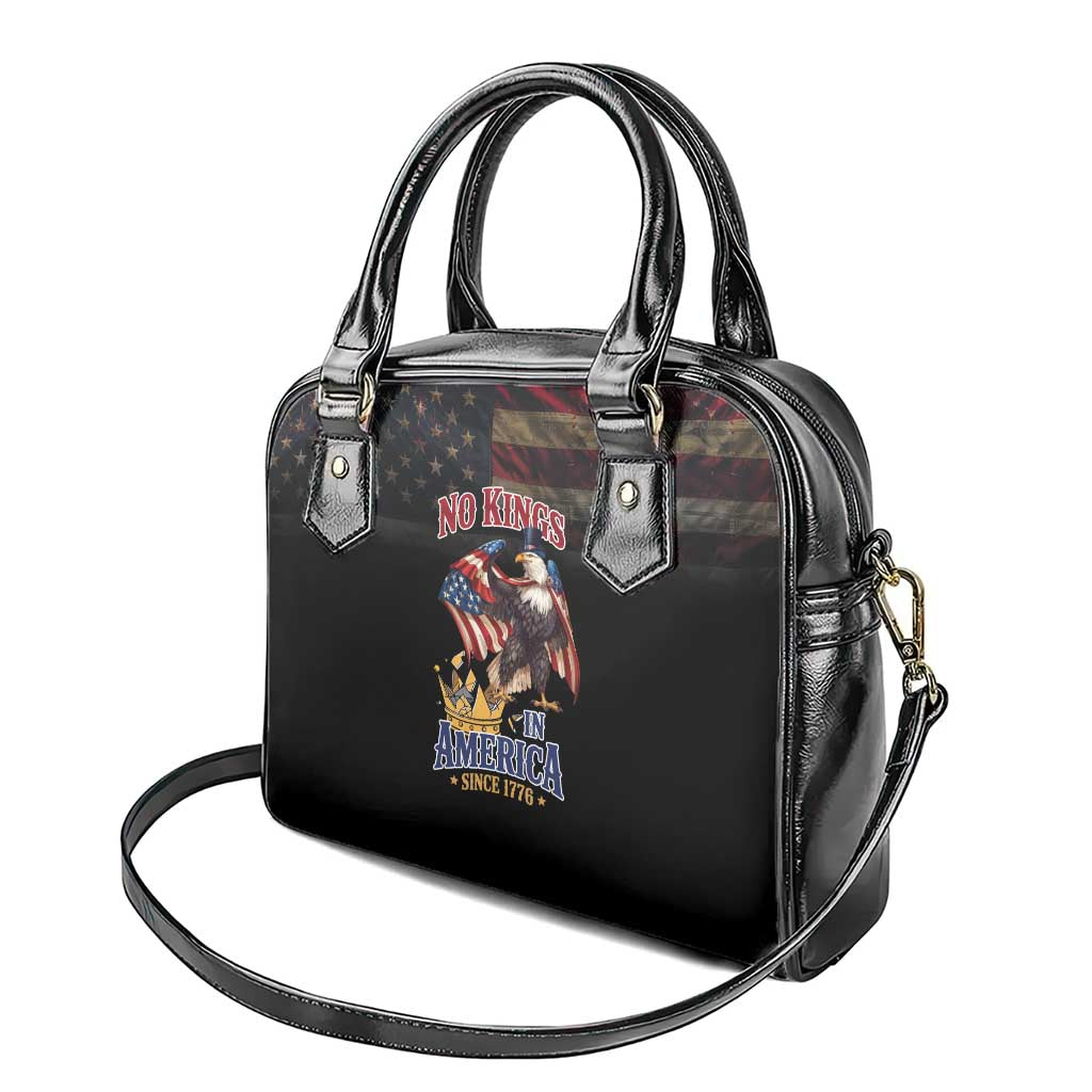 No Kings In America Since 1776 Shoulder Handbag Eagle Crushing Crown LT18