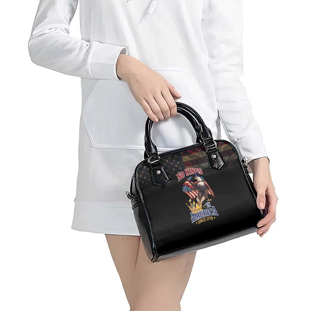 No Kings In America Since 1776 Shoulder Handbag Eagle Crushing Crown LT18