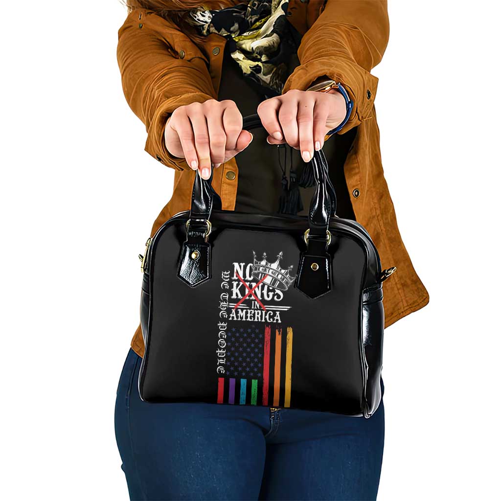 No Kings In America LGBT Shoulder Handbag We the People Say No LT18