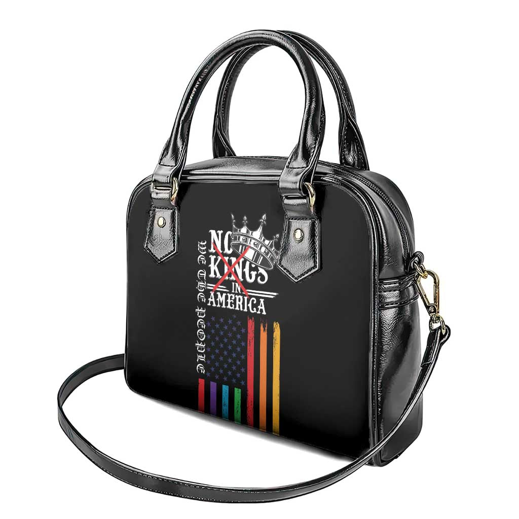 No Kings In America LGBT Shoulder Handbag We the People Say No LT18