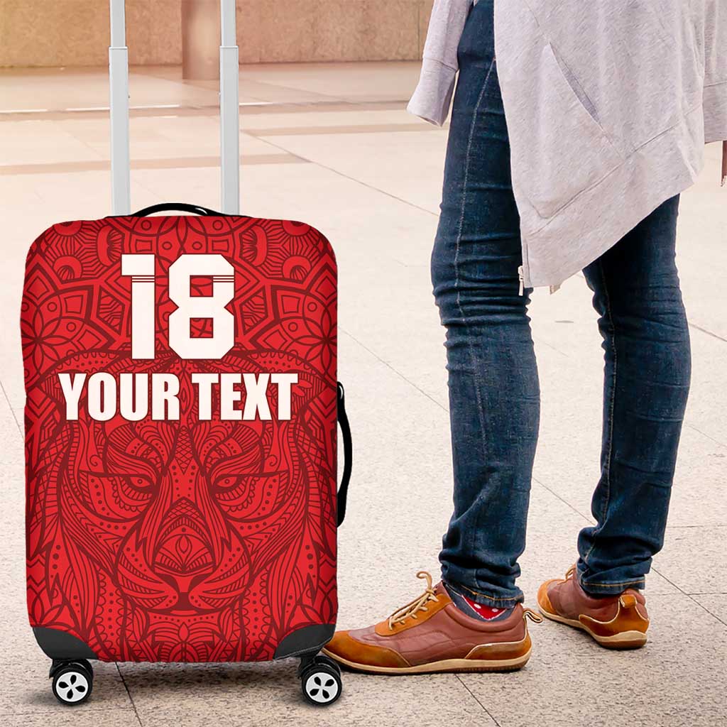 Custom Czech Republic Football Red Version Luggage Cover Go Champion Sporty Style LT18