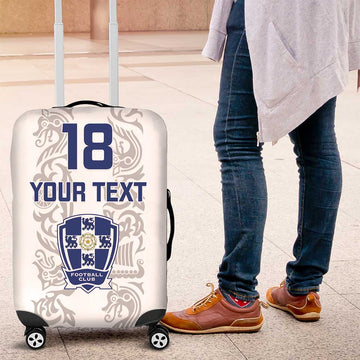 Custom York Minstrel Spirit Luggage Cover Norse Viking Pattern White Version LT18