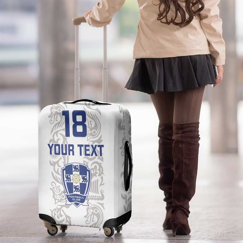 Custom York Minstrel Spirit Luggage Cover Norse Viking Pattern White Version LT18