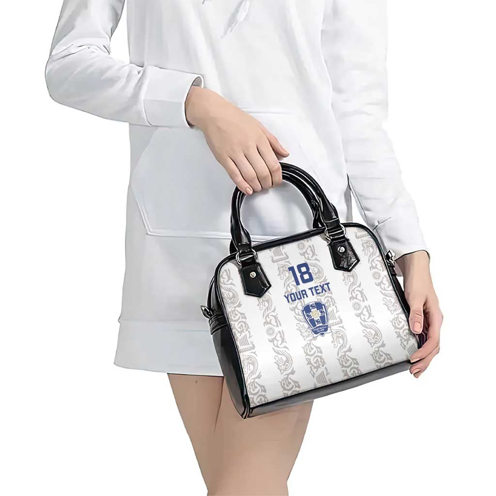 Custom York Minstrel Spirit Shoulder Handbag Norse Viking Pattern White Version LT18