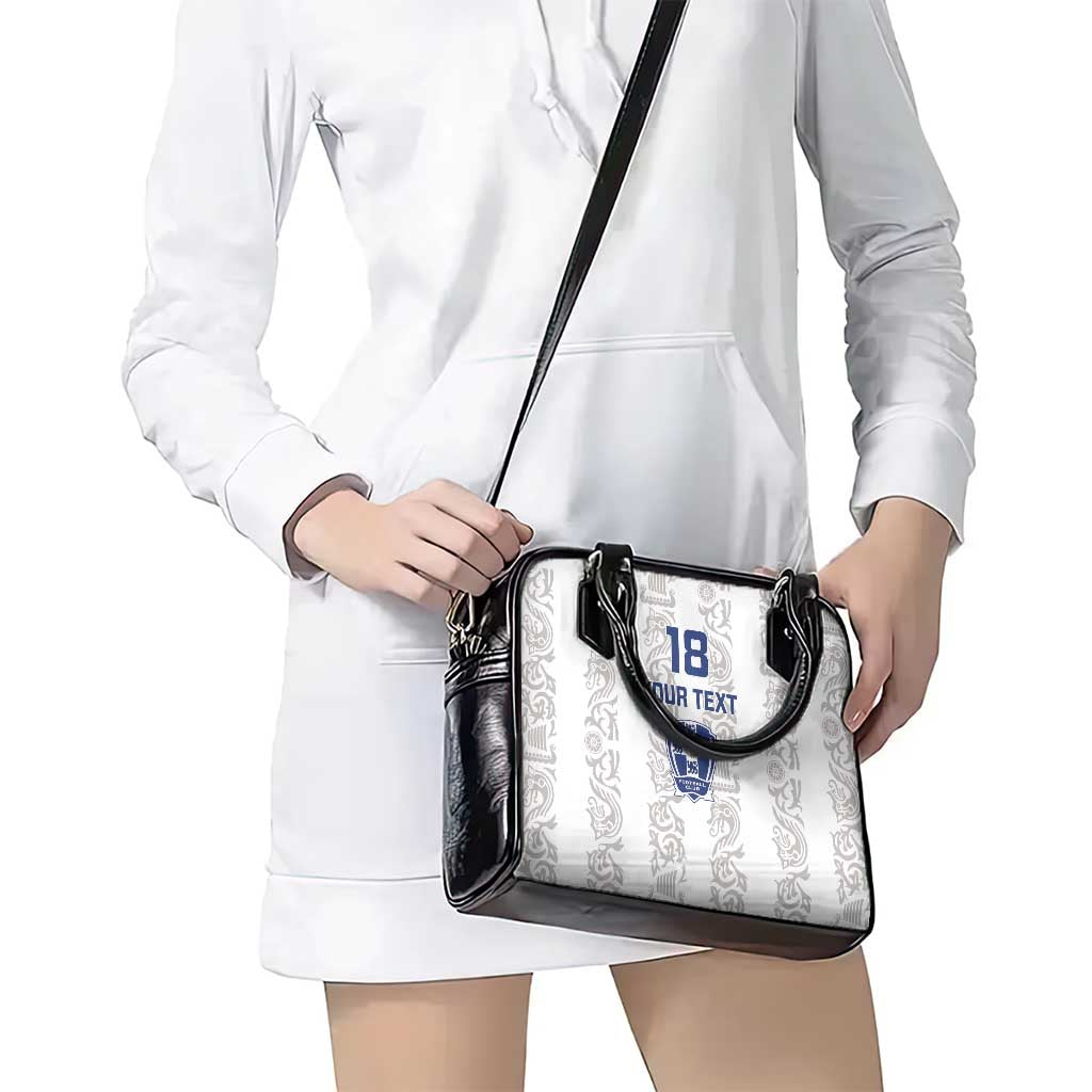 Custom York Minstrel Spirit Shoulder Handbag Norse Viking Pattern White Version LT18