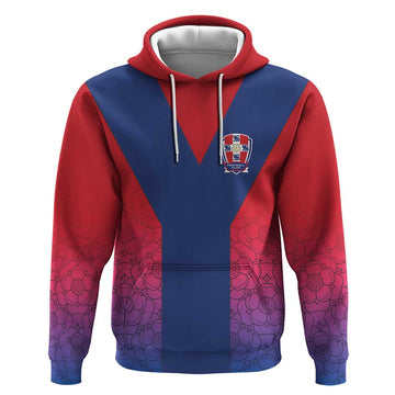 Custom York Heritage Minstrel Hoodie White Rose of York Patterns LT18