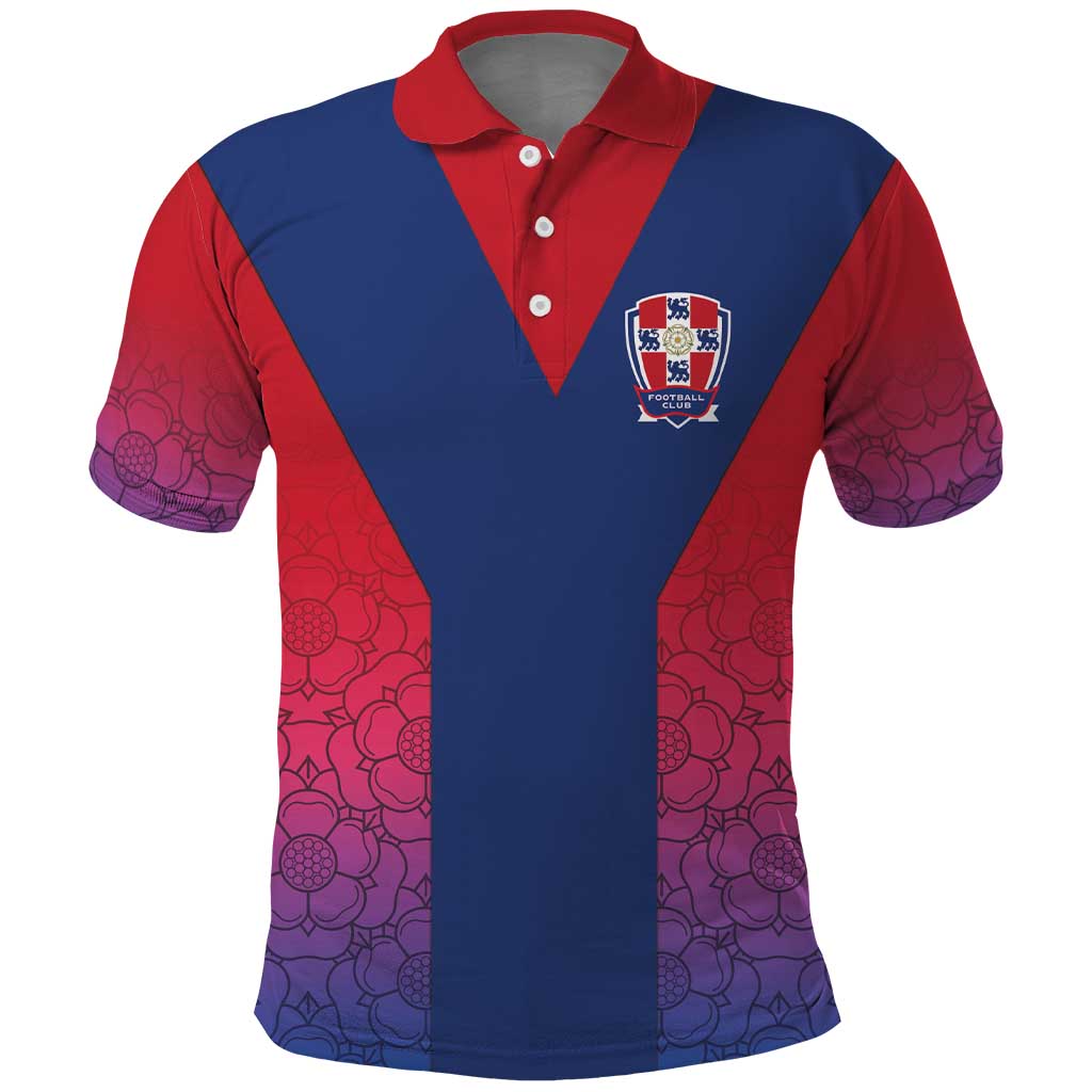 Custom York Heritage Minstrel Polo Shirt White Rose of York Patterns LT18
