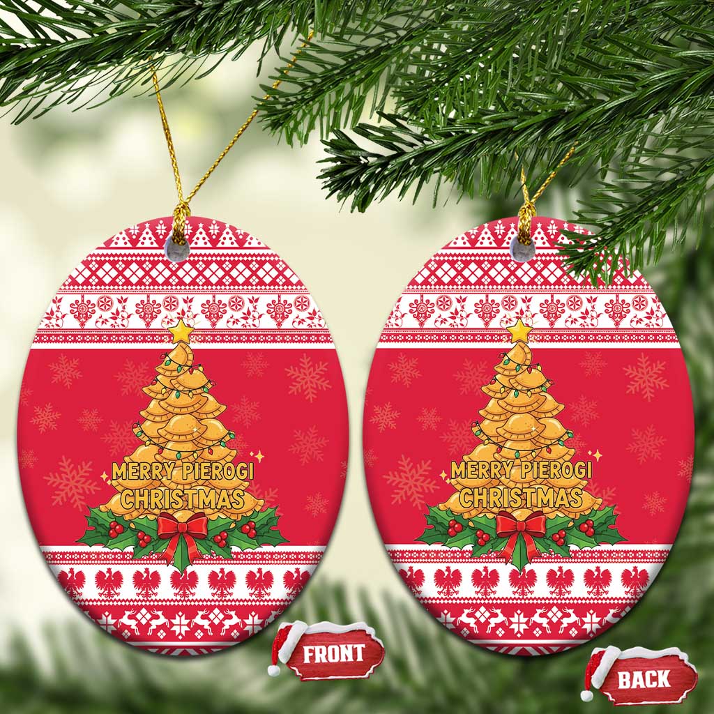 Poland Christmas Ceramic Ornament Oh Pierogi Tree LT18