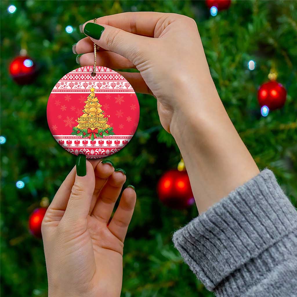 Poland Christmas Ceramic Ornament Oh Pierogi Tree LT18