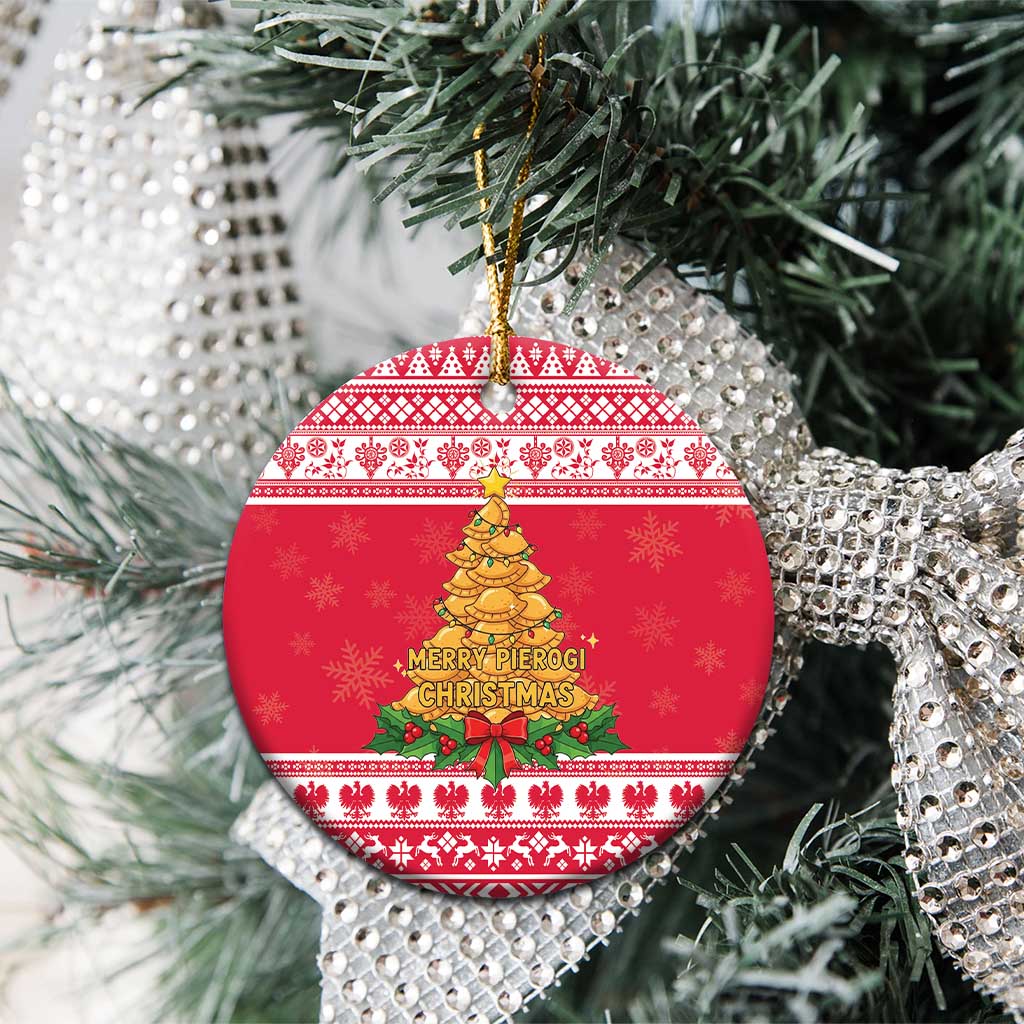 Poland Christmas Ceramic Ornament Oh Pierogi Tree LT18