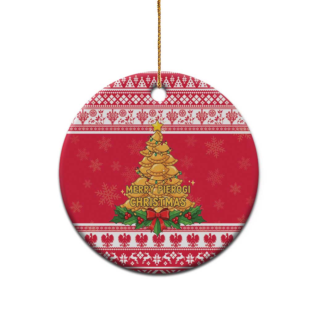 Poland Christmas Ceramic Ornament Oh Pierogi Tree LT18